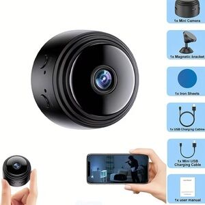 Compact Black Mini Camera